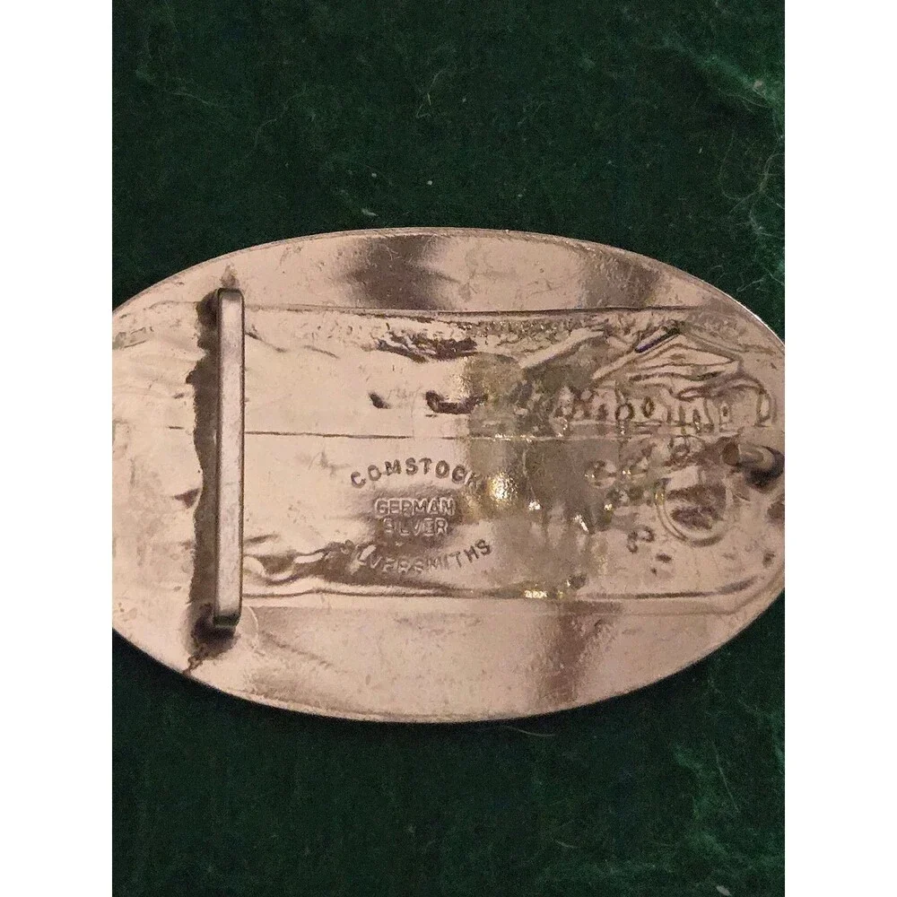Vintage P.PL.B.R German Silver Belt Buckle (O-17)